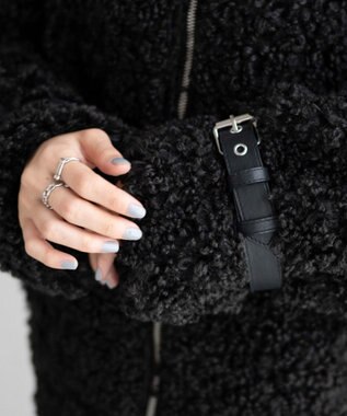 WEGO ボアフライトジャケット ブラック