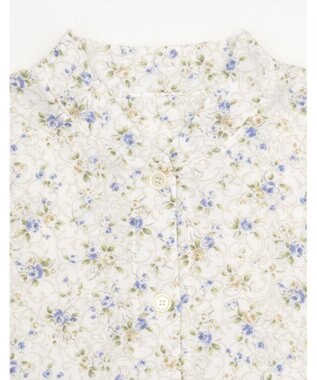 Wing パジャマ 長袖 長ズボン 綿100％(肌側) あったか素材 保温性 ゆったりシルエット シャツタイプ 上下セット レディース EP6001 ウイング／ワコール ホワイト