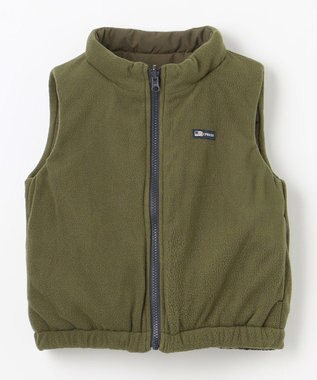J.PRESS KIDS 【100-130cm】リバーシブル ベスト カーキ系