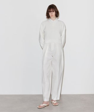 NAVE 【Nave　洗える】クロップド シャツ ホワイト系