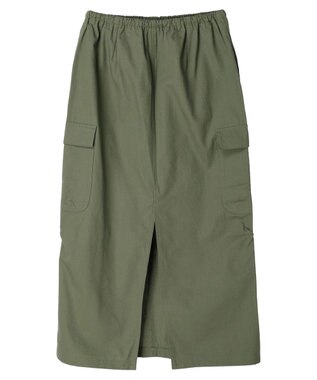 Green Parks ・Ｄｏｕｂｌｅ　Ｆｌａｇｓ　ミニリップカーゴスカート Khaki