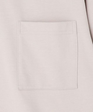 JOSEPH ABBOUD 【JAPANファブリック・日本縫製・なめらか】ミニ裏毛 カットソー ライトグレー系