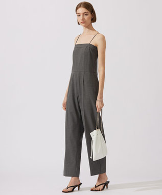 ICB 【洗える】ハイツイストツイル コンビネゾン シャンブレーグレー