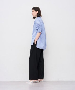 uncrave TRツイル ベーシックトラウザー ブラック