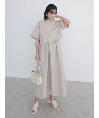 Green Parks armonia．ＳＥＴ２点　シャツワンピース Beige