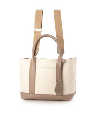 UNBILLION 【テレビ ドラマ着用アイテム】cachecache ショルダー付きパーテーション合成皮革トート OKMIX