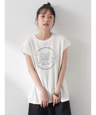 earth music&ecology ＴＥＲＲＥ　ＢＡＴＴＵＥ　フレンチＴ Off White