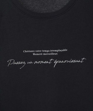 Green Parks ノースリーブ筆記体ロゴプルオーバー Black