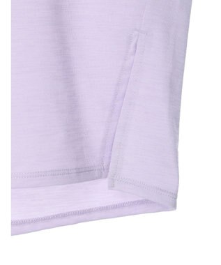 Green Parks バー付き７分袖ブラウソー Purple