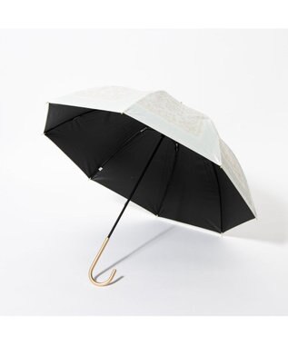 UNBILLION cache nez / レーススカーフプリントバルーンショートパラソル ブルー