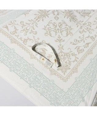 UNBILLION cache nez / レーススカーフプリントバルーンショートパラソル ブルー