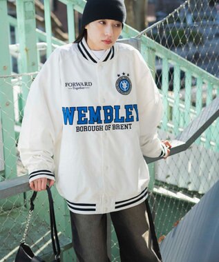 WEGO ワッペンスタジャン ホワイト