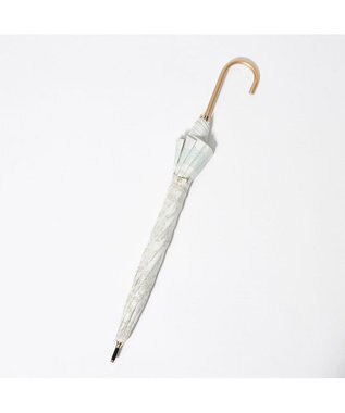 UNBILLION cache nez / レーススカーフプリントバルーンショートパラソル ブルー