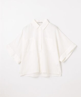 ANY 【手洗い可】コットンリネンブラウス オフ