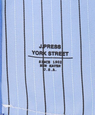 J.PRESS YORK STREET 【UNISEX】クレイジーパターン ストライプシャツ サックスブルー系8