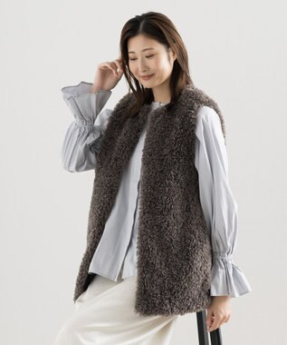 ONWARD Reuse Park 【UNFILO】ベスト秋冬 ブラウン