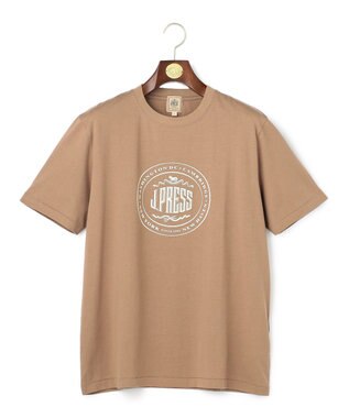 J.PRESS MEN 新色追加【着回し抜群】オーバルロゴ Tシャツ カーキ系