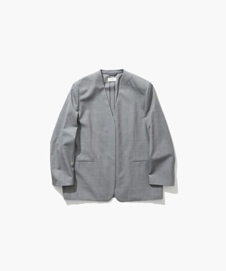 ATON WOOL SILK TWILL | カラーレスジャケット