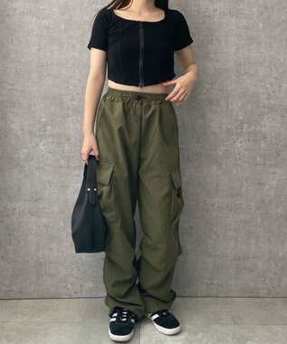 WEGO WジップカーブヘムT ブラック