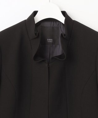 自由区 FORMAL 【襟華やか】エレガント ジャケット＋ワンピース ブラック系