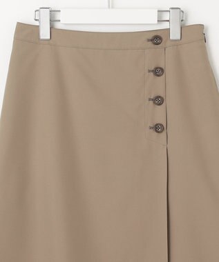 J.PRESS LADIES 【洗える・撥水】 Minotechライトタフタ スカート ブラウン系