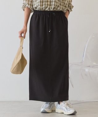 AMERICAN HOLIC 【イージーケア】ベイカータイトスカート Black