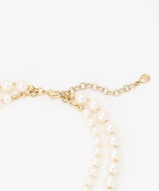 23区 【ご好評につき追加】2WAY パール ロング ネックレス ホワイト系