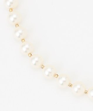 23区 【ご好評につき追加】2WAY パール ロング ネックレス ホワイト系