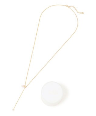 23区 アコヤパール ラリエット ネックレス ゴールド系