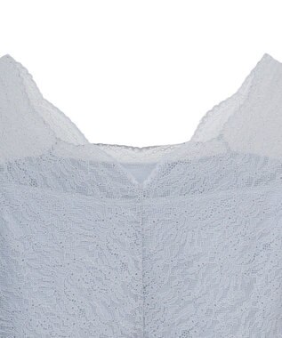 earth music&ecology 接触冷感２ｗａｙレースタンクトップ Grayish Blue