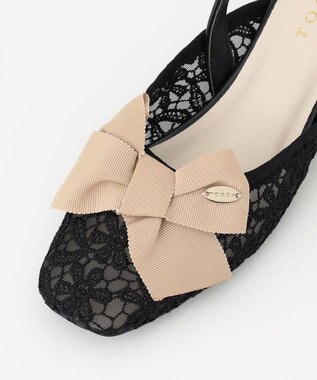 TOCCA NUANCE RIBBON BACKSTRAP SANDALS サンダル ベージュ系