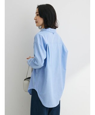 Green Parks オックス先染めシャツ Sax