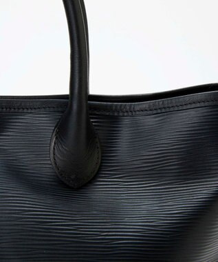 TOPKAPI 【Breath TOPKAPI】RIPPLE リプル レザーハンドル ミニ トートバッグ ブラック