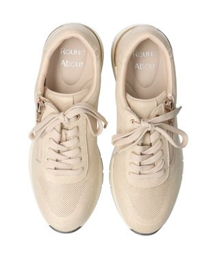 Bridget Birkin 【Round About】サイドジップスニーカー ゴールド