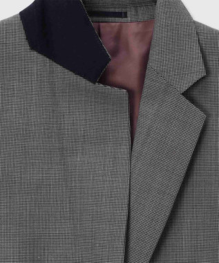 Paul Smith マイクロ ハウンドトゥース ジャケット グレー