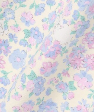 ANY KIDS 総柄フルレングス レギンス ネコ×花柄