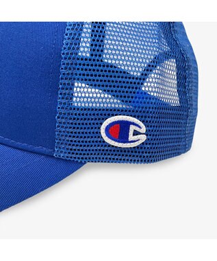 林八百吉商店 Champion　キッズ  ツイルメッシュキャップ ブルー