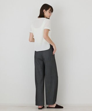 GRACE CONTINENTAL シアーテレコカットトップ ホワイト