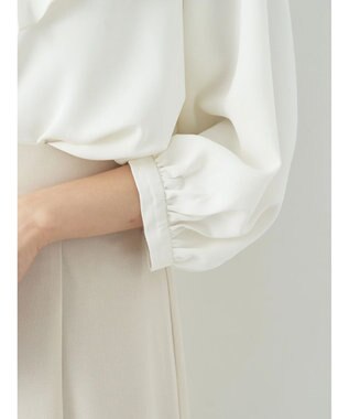 earth music&ecology メローラッフルブラウス Off White