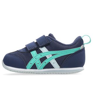ASICS WALKING アイダホ BABY 5 ネイビーブルー×グリーン