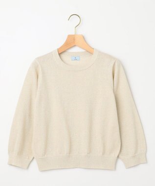 組曲 【WEB限定・2SET】ラメ入りアンサンブルニット シャンパンゴールド系