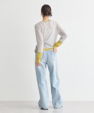 earth music&ecology レイヤードシアープルオーバー Light Gray