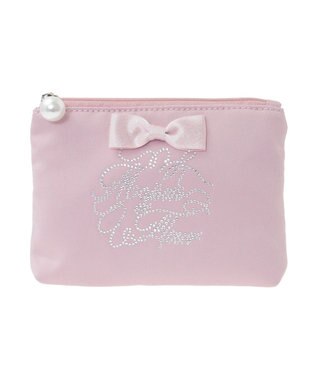 Maison de FLEUR シャイニーリボンティッシュケース Pink
