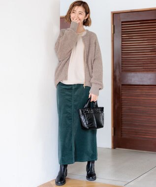 23区 【洗える】ピュアカシミヤ ドルマンスリーブ ニット ベージュ系