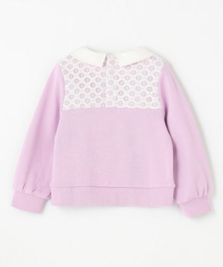 組曲 KIDS 【110-140㎝】レース トレーナー ラベンダー系