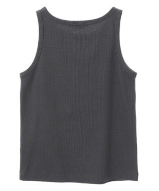 AMERICAN HOLIC ワッフルタンクトップ Charcoal Gray