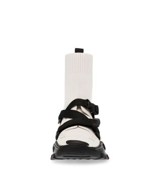 STEVE MADDEN MOVE ON ソックススニーカー アイボリー