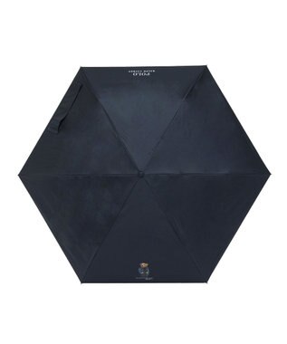 MOONBAT 【遮熱・遮光】POLO RALPH LAUREN(ポロ ラルフローレン)CORE DENIM BEAR ポロベア 晴雨兼用 雨傘  折りたたみ傘 ネイビーブルー