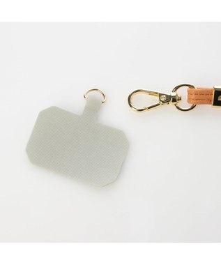 UNBILLION cachecache キルティングポーチ付きスマホストラップセット オレンジ