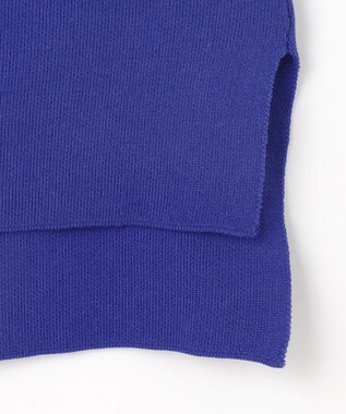 ANY L ミラノリブニットカーディガン ブルー